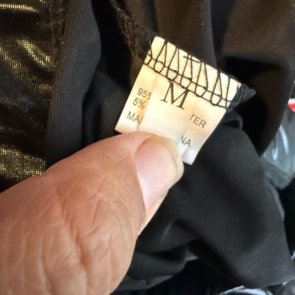 Spirit Red Cheerleader Outfit with‎ Black and Silver Accents - Picture 4 of 4